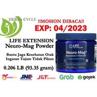Life Extension Neuro Mag Magnesium L Threonate Tropical Punch Flavor 93gr NeuroMag ORI USA