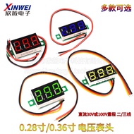 0.28/0.36/Inch Digital Voltmeter Head 30V~120V Two Wire Two Wire Three Wire
