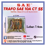 TRAFO TRANSFORMER SAE 10A CT 55 MURNI sae 10 amper ct 55v