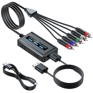 Male Component to HDMI Converter with Scaler Function for DVD/STB with Female Component Output, RGB 
