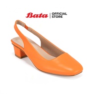 Bata บาจา รองเท้าส้นสูงรัดส้น สูง 1.5 นิ้ว สำหรับผู้หญิง สีส้ม 7611656 สีเทาเข้ม 7612656