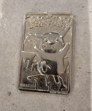 皮卡丘絕版1999年外國burger king xpokemon 23K金