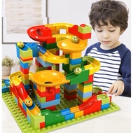 Puzzle set for children 170ct with creative rolling ball slide puzzle