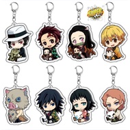 Demon Slayer: Kimetsu no Yaiba, Tanjiro, Nezuko, acrylic keychain, pendant animation peripherals, go
