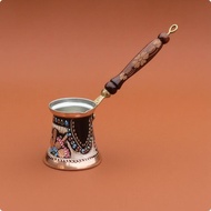 Turkish Coffee Pot Hanging Loop Copper Cezve