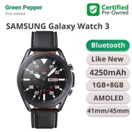 Original Used SAMSUNG Galaxy Watch 3(41mm/45mm, GPS, Bluetooth) Smart Watch with Advanced Health Monitoring, Fitness Tracking, and Long Lasting Smart Mobile Watches RBDK