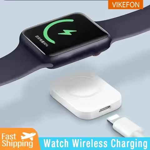 VIKEFON Magnetic Wireless Fast Charger for Apple Watch series 9 8 7 6 SE Type C For iPhone convert C