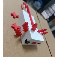 Minecraft Toys Axolotl Minecraft Characters Character Assembly Model