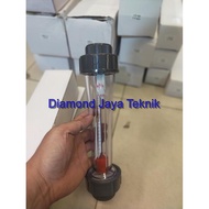 Flow Meter Rotameter 0.4 to 4 m3 meter cubic Rotameter/ 1" Inch Rotameter LZS32 Plastic Tube 1" Inch