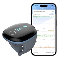 Wellue O2ring Pulse Oximeter - Rechargeable Bluetooth Oxygen Saturation Monitor with Reminder| Weara