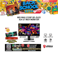 [ผ่อน 0% 10 เดือน]MSI MAG 272QP QD-OLED X24 27 INCH MONITOR (QD-OLED WQHD 240Hz)/ประกัน 3 Years