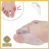 ซิลิโคนเจลคั่นนิ้วโป้ง (2 ชิ้น) แบบสอด 2 นิ้ว ซิลิโคนถนอมนิ้วเท้า ซิลิโคนปลอกนิ้วเท้า นิ้วเท้าคด งอ โก่ง BY MIMOSA