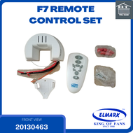 F7 ELMARK REMOTE CONTROL CELLING FAN UFO SET