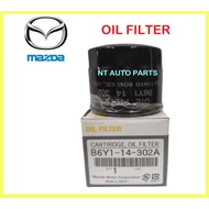 Genuine Mazda Oil Filter PE01-14-302A (B6Y1-14-302A)-Mazda CX5 CX3 MAZDA2/3/6 Skyactive