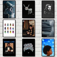 Drake For All the Dogs Poster Gallery Prints Self Adhesive Home Decor Decoration Wall Decals Living 