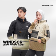 ALLTREK Anorak Jacket Men Urban WINDSOR Jacket Anorak Crinkle Windbreaker Water Repellent