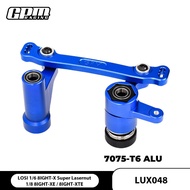GPM 7075 Alloy Steering Bellcrank Set For LOSI 1/6 8IGHT-X Lasernut 1/8 8IGHT-XE