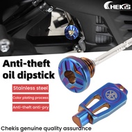 Chekis for HONDA FORZA350 FORZA300 NSS250 NSS350 Modified anti-theft oil screw cap Stainless steel d