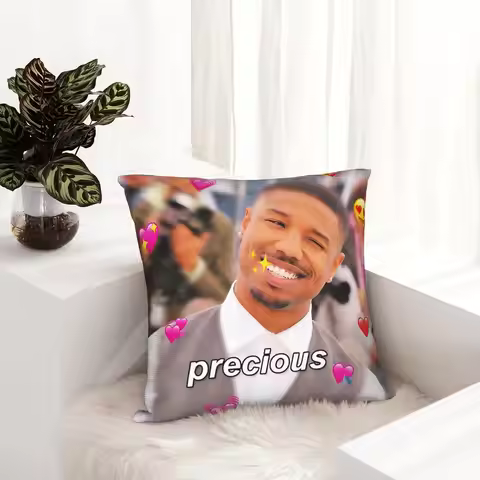 Michael B. Jordan Pillow Cover Morden Pillow Case For Sofa Home Decor Graphic Pillowcases Gift