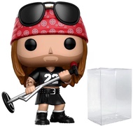 Guns N' Roses - Axl Rose Funko Pop! Rocks Vinyl Figure (Bundled with Compatible Pop Box Protector Ca