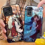 Tian Guan Ci Fu Glass Phone Case For Xiaomi POCO X3 X4 GT NFC X5 X6 PRO 5G F3 F4 F5 M3 M4 M5 M6 4G