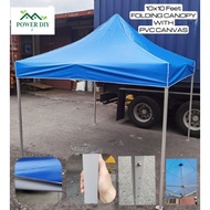 Powerdiyjj 10X10 kaki AA folding canopy / folding tent / conopy bazaar / khemah / kanopi pasar malam