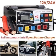 800A / 400A Car Battery Charger Car Battery Charger Pulse Repair Charging Universal Truck Battery Ch