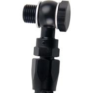 AN6 Banjo Motorcycle Hydraulic Nylon Braided Fuel Oil Hose Fitting Banjo 12 14mm With Clutch Screw M