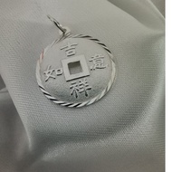 AG Avenue 925 Silver Round Pendant 吉祥如意出入平安 925银吊坠