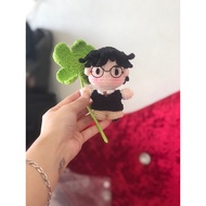 Doll idol idol wool keychain