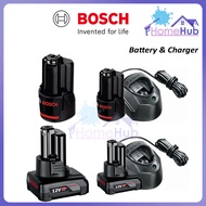 Bosch Battery Bosch Charger GSB120 GSR120 Drill Battery Drill Bateri Drill 12V Bosch Cordless Drill Bosch Drill Codless