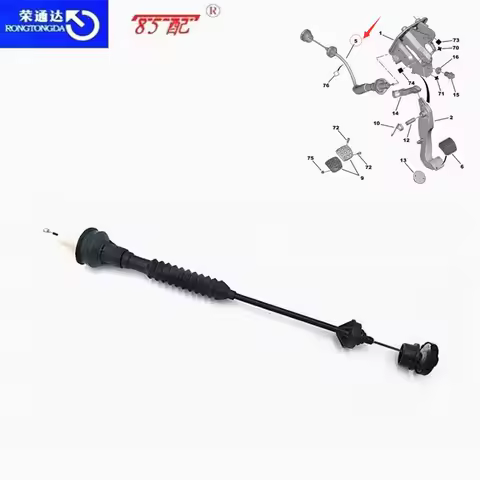 Clutch Cable 2150CK 2150EC 9686559280 For Peugeot 206 207 206CC 206 Hatchback 206 SW For Citroen C2 