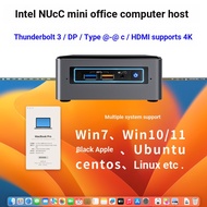 +mini Host Portable Host Intel/Intel nuc mini Small Host i3i5i7 mini Office Small Computer mini pc M