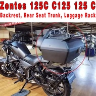 New For Zontes 125C C125 125 C Motorcycle Accessories, Backrest, Rear Seat Trunk, Luggage Rack