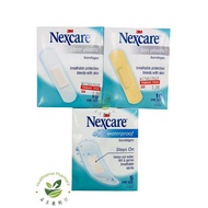 3m nexcare waterproof/clear plastic/tan plastic bandages