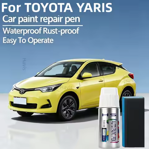 For TOYOTA YARIS Car Paint Repair wax Touch Up Scratch Remover DIY Auto Accessories White 040 Silver