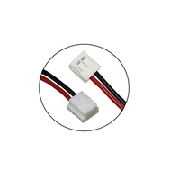 Connector Assemblies AMP Housing 179228-2 (22 AWG) Red Wire Black Wire2-Way AMP Connector
