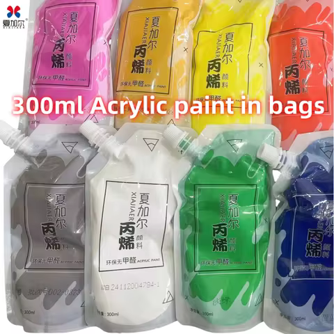 64 Colour /300ML Bag Chagall Acrylic Paint Multi-Purpose Painting Graffiti DIY Art Supplies Paint Ar