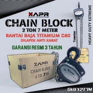 TERBARUU!! APR JAPAN CHAIN BLOCK 2 TON 7 METER ALAT ANGKUT BARANG