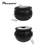 phenovo Witch Candy Bowl Halloween Gift Spooky Scary Novelty Party Supplies Photo Prop