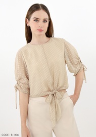 VERONIQA Blouse VE-B1406 ชีฟอง อุรากีรี่ แขนสั้น IGPU25-8