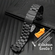 สายนาฬิกา G-SHOCK Casio Steel Band DW5600/5000/DW6900 GA110 สายนาฬิกาแบบเหลี่ยมขนาดเล็ก สายโซ่หนาแบบ