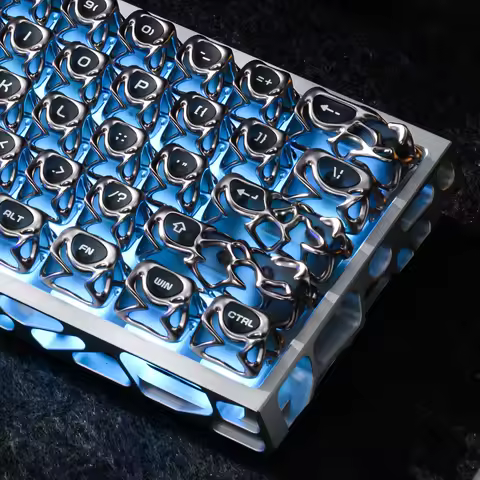 XVX Personality Venom Keycap Metal Texture Hollowed-out Fog Penetrating Personalized Creative Transp