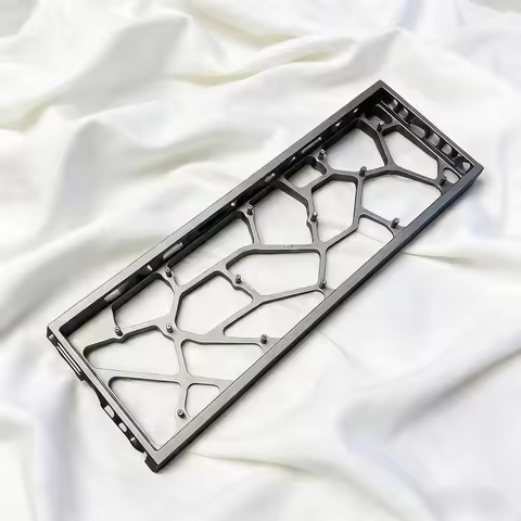 H68 Atk68xr Mad68 ATK68 V2 Hollow Aluminum Keyboard Case Shell 68% Keys Layouts Backplane Custom for