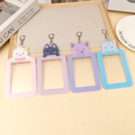 Kpop Idol AESPA KARINA GISELLE WINTER NINGING Acrylic Cartoon Card Holder Keychain