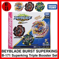 BEYBLADE BURST SUPERKING B-171 Superking Triple Booster Set TAKARA TOMY