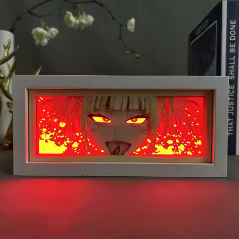 My Hero Academia Himiko Toga Led Light Box Manga Gadget Gaming Room Decor Night Lamp Birthday Gift P