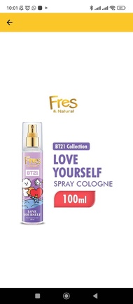 FRES And Natural Cologne 100ml / Parfum Fres Murah