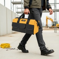 TKIGZNW Wear-Resistant Oxford Canvas Tool Bag 37x21x26cm for Electrician Hardware 1 Pc