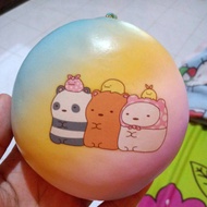 Squishy BUN WE BARE BEAR RAINBOW